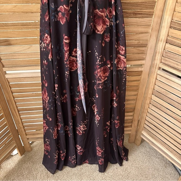 Marchesa Notte Bridesmaids Floral Maxi  Gown - Picture 7 of 11